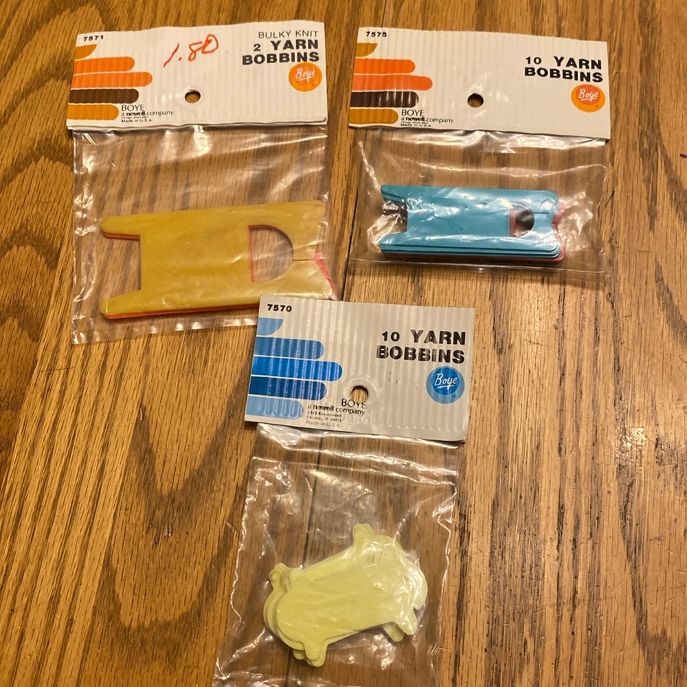 Vintage Boye Yarn Bobbins